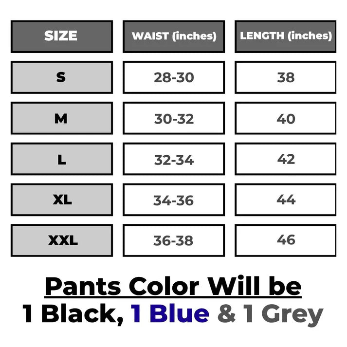 Pack of 3 Offer 😍 Men’s Premium-Quality Stretch Lycra Pants | Black, Blue & Grey