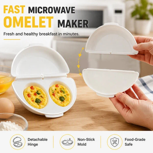 2-in-1 Omelette Cooker And Egg Cup Cooker
